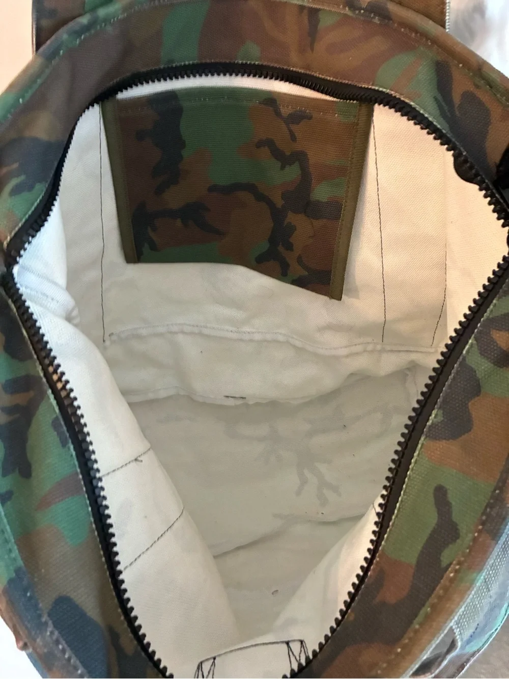 Jordan Camo Duffel Tote - Green and Brown